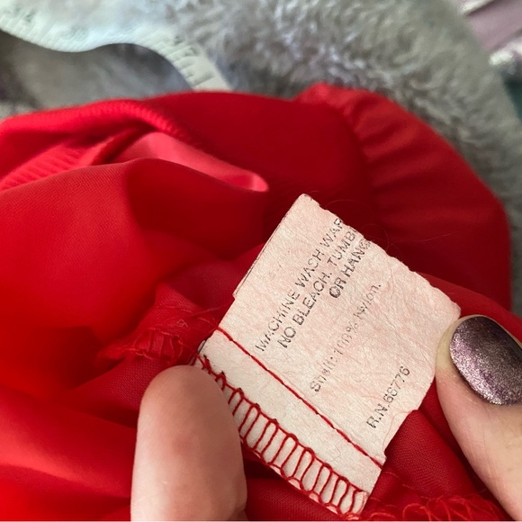 Sale! Vintage 70s Wiman Apparel Red Light Weight Windbreaker - Picture 6 of 9